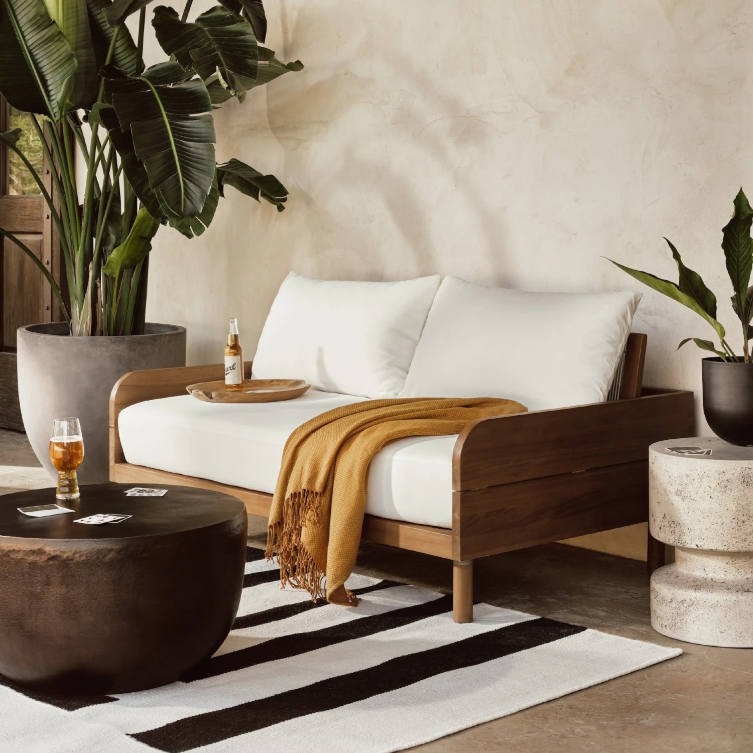 Nahla Outdoor End Table - Image 2