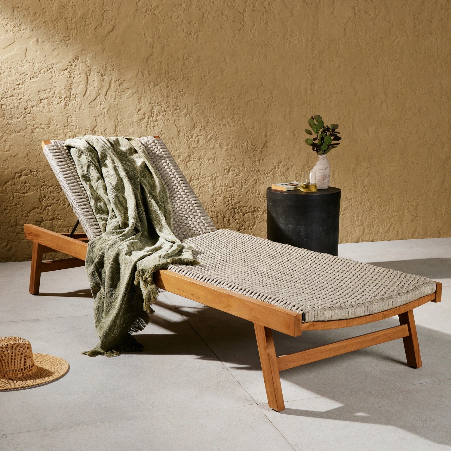 Delano Outdoor Chaise - Image 4