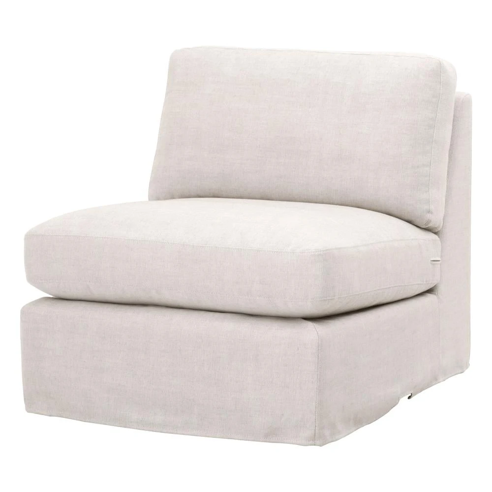 Lena Modular Slope Arm Slipcover 1-Seat Armless Chair - Image 3