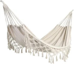 Macrame Canvas Hammock