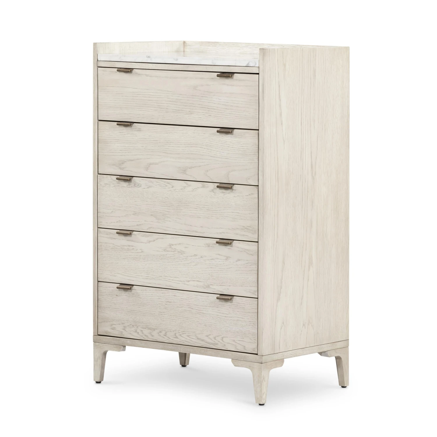 Viggo Tall Dresser-Vintage White Oak - Image 2