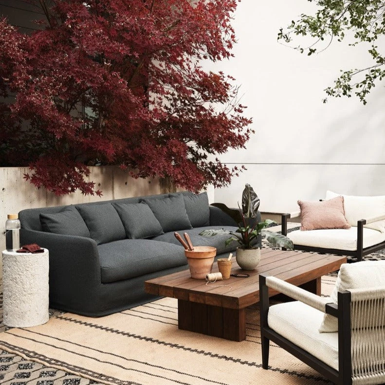 Otero Outdoor Round End Table - Image 2