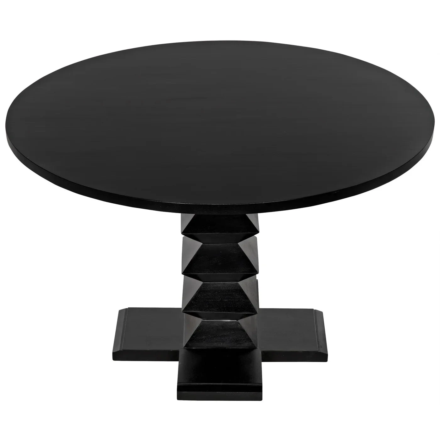 Noir Zig-Zag Dining Table - Image 9