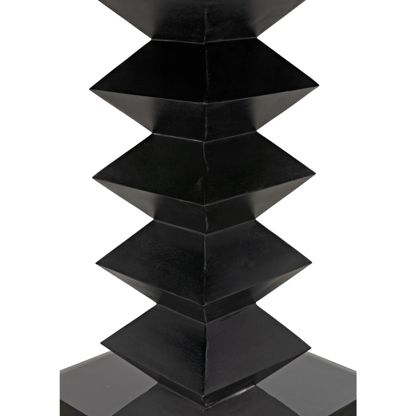 Noir Zig-Zag Dining Table - Image 10