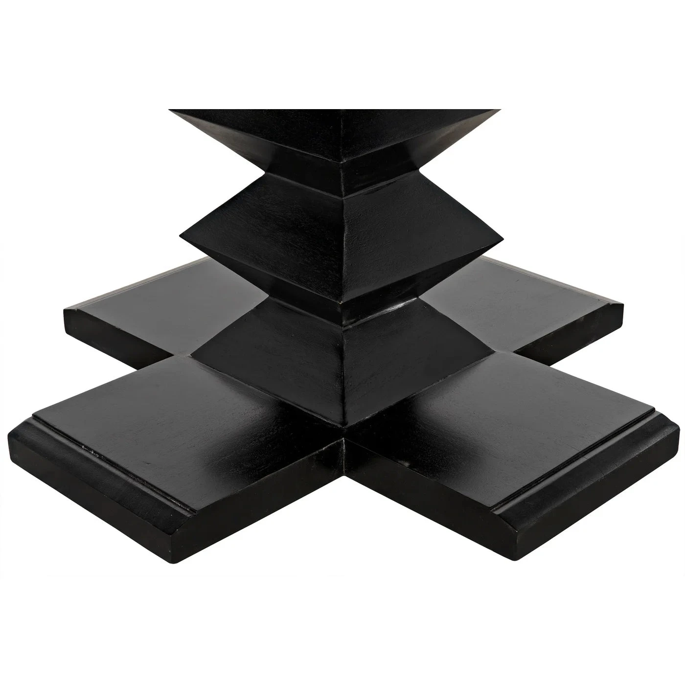 Noir Zig-Zag Dining Table - Image 19