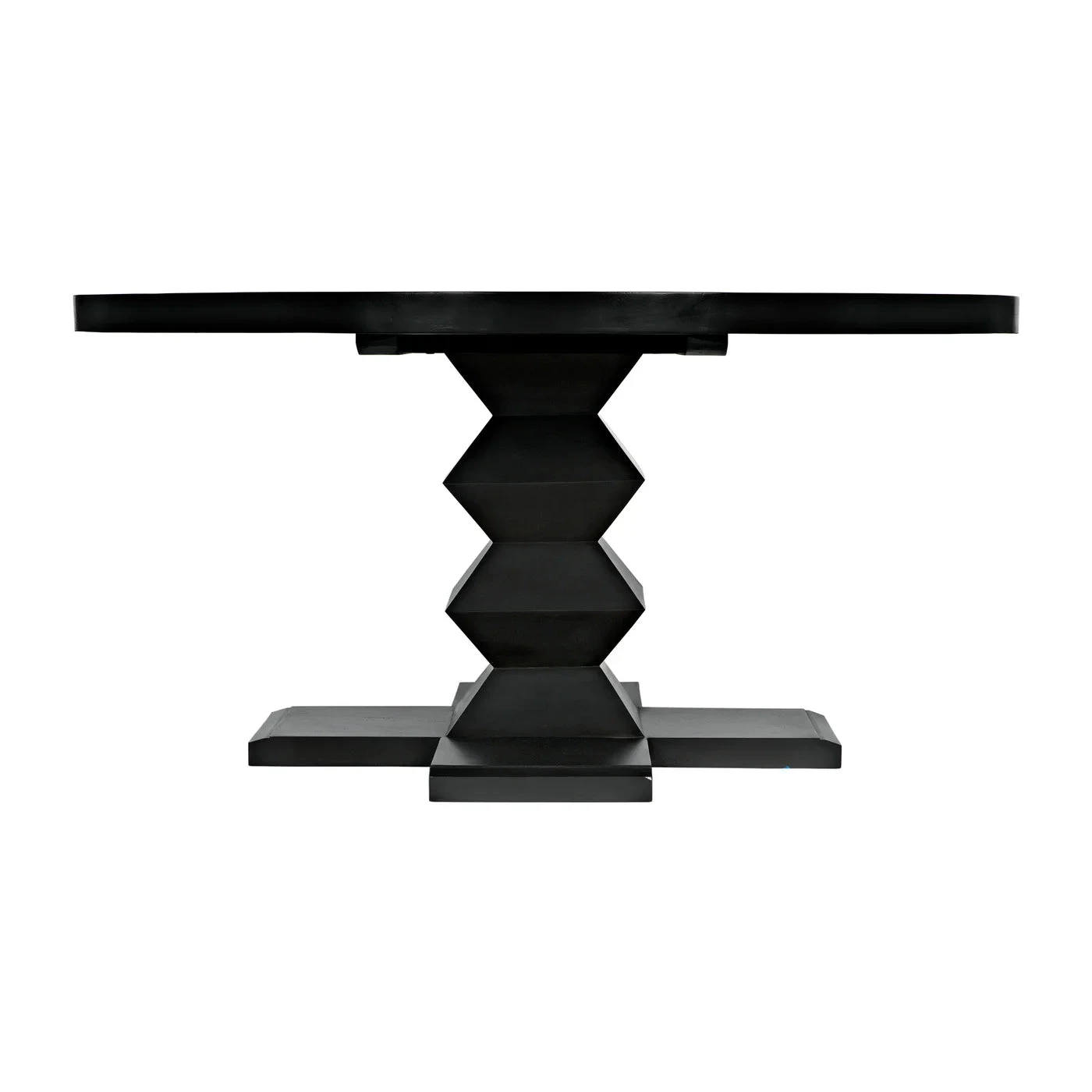 Noir Zig-Zag Dining Table - Image 14