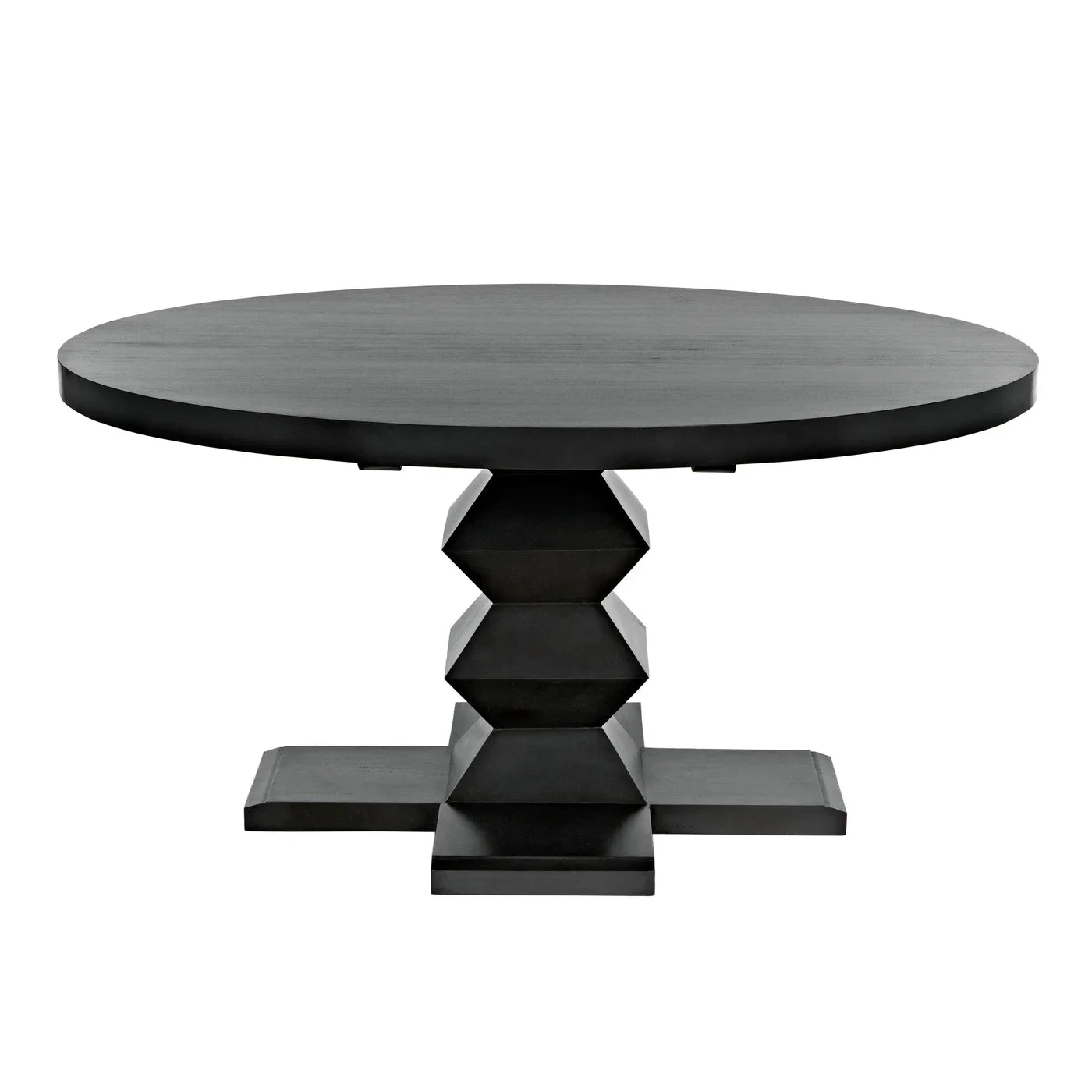 Noir Zig-Zag Dining Table - Image 13