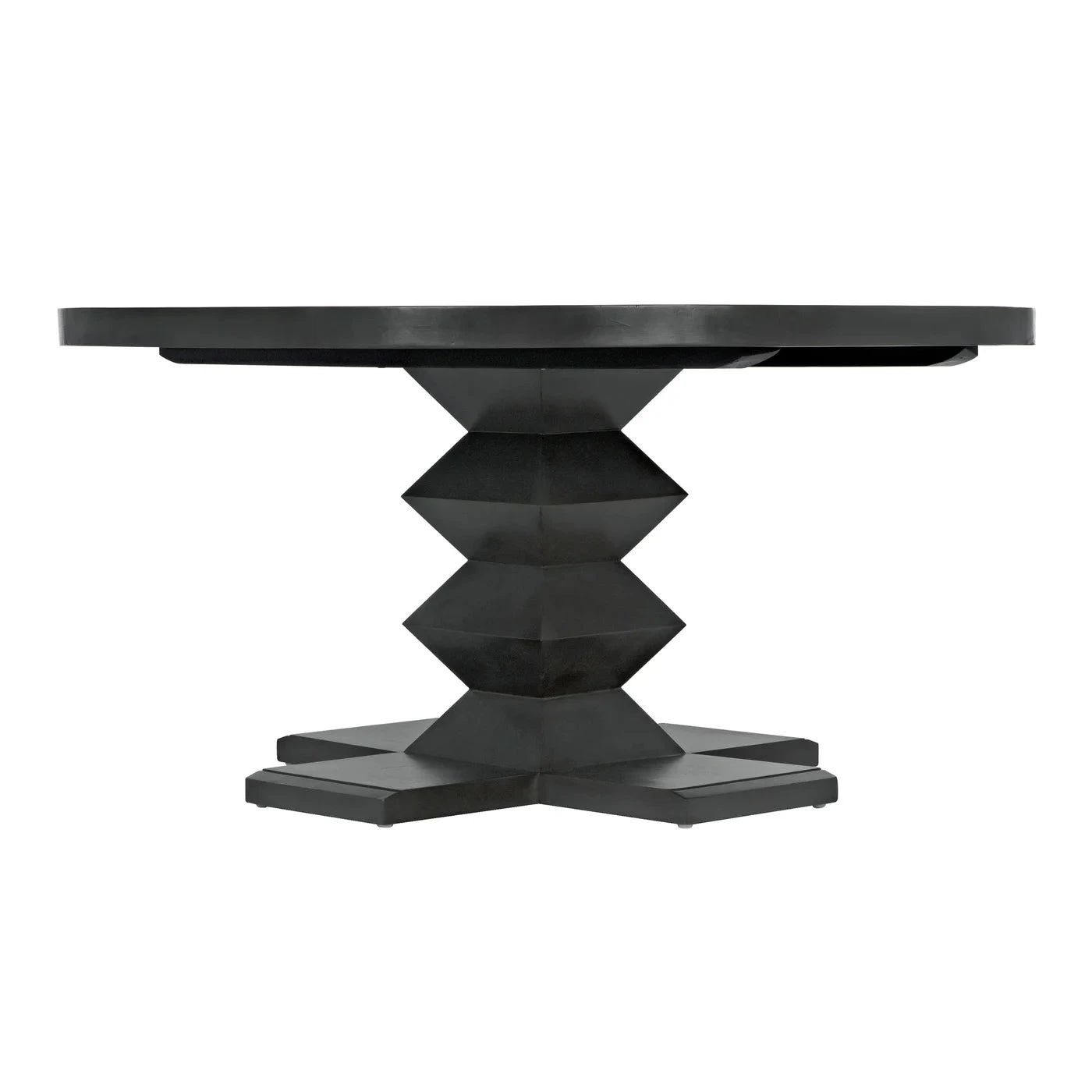 Noir Zig-Zag Dining Table - Image 15