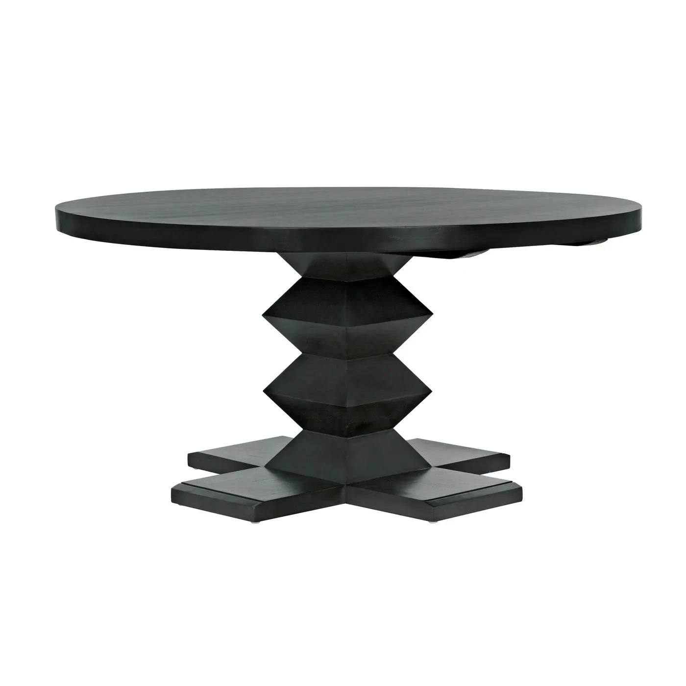 Noir Zig-Zag Dining Table - Image 16
