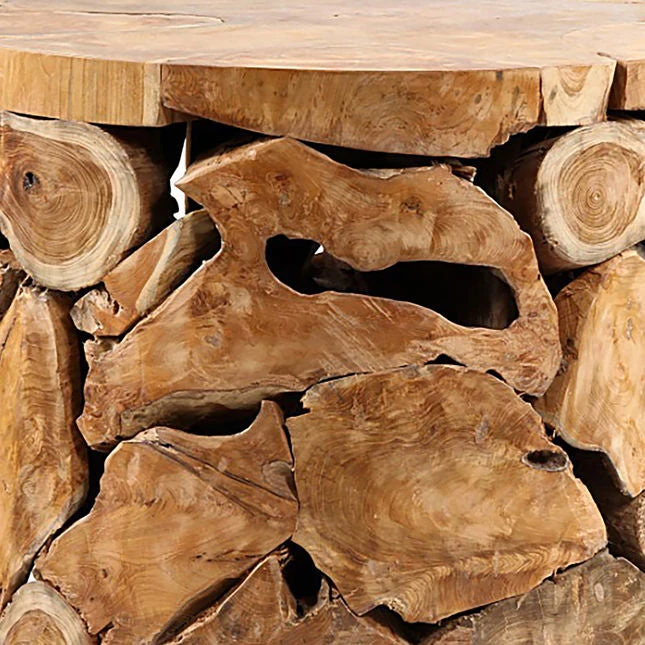 Wood Root Round Dining Table - Image 4