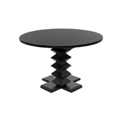 Noir Zig-Zag Dining Table